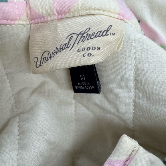 UNIVERSAL THREAD Quilted Barn Jacket Star Quilt Print M - Picture 7 of 8